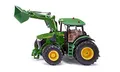 Siku 6792, John Deere 7310R Traktor mit Frontlader, Grün, Metall/Kunststoff, 1:32, Ferngesteuert, Ohne Fernsteuermodul, Steuerung via App oder Gaming Controller möglich