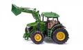 Siku John Deere 7310R Traktor mit Frontlader und Bluetooth Kinder Spielzeug 6792