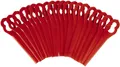 Einhell Ersatzmesser Set Rasentrimmer Zubehör GE-CT GC-CT 18/24 Li Rot 20 Stück