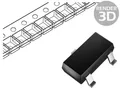 10X BAT54A-7-F Diode: Gleichrichterdiode Schottky SMD 30V 0,3A SOT23 DIODES INCO