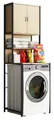 VCM Waschmaschinenumbauschrank Waschmaschine Toilette Überbau Schrank Edino (1-St)