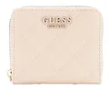 GUESS Laurel SLG Small Zip Around Wallet S Geldbörse Sand lachsfarben Neu