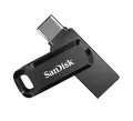 SanDisk Ultra Dual Flash Drive Go, USB Type C, SDDDC3-128G-G46 with Keyring