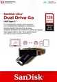 SanDisk Ultra Dual Drive Go 128GB USB 3.2 USB-A USB-C 128 GB schwarz 400 MB/s