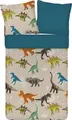 ESPiCO Bettwäsche Trendy Bedding Dinosaurier Ross Renforcé 135 cm x 200 cm