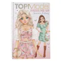 Depesche 13833 TOPModel Summer Feeling - Dress Me Up Stickerbuch mit 24 Seiten Model Motiven zum Verzieren, inkl. 7 Seiten Accessoire Sticker