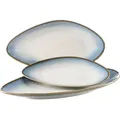 Mäser 931992 La Sinfonia Servierplattenset BLAU, weiß/blau, 3-teilig (1 Set)