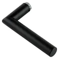 Hoppe Türgriff Amsterdam Drückerlochteil Schnellstift, Edelstahl schwarz matt (Türgriff) (42731858)