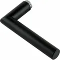 Hoppe - Türgriff Amsterdam Drückerlochteil Schnellstift, Edelstahl Schwarz Matt