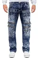 KOSMO LUPO Herren Jeans KM8006 Blau W33/L32