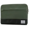 Johnny Urban Laptoptasche Canvas Laptophülle 13 Zoll grün|schwarz