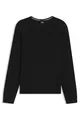 BOSS Herren Leno-P Slim-Fit Pullover aus Merinowolle Schwarz001 XXL