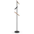 Musterring Leuchten LED-Stehlampe Calina Metall Schwarz, Braun Schwarz /