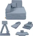 Angelove - Modularer Kinderspielstuhl - 4 Elemente - Türkis