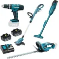 Makita Dlx4093 - Set Of Heckenschere, Kombiniert, Staubsauger, 18 V, Blau/schwarz