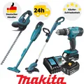 Makita DLX4093 Werkzeugset 18V DUR181 DUH523 DCL180Z DHP453 2x Akku 1x Ladegerät