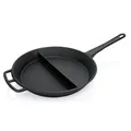 Riesenpfanne Gusseisenpfanne Ø 80 cm Mittelsteg 1 Stielgriff abnehmbar NEU