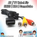 TV AV Kabel für SNES/N64/GameCube - Super Nintendo Video Audio Chinch NGC