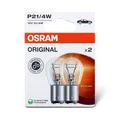 P21/4W OSRAM 12V BAZ15d 12V BREMSLICHT RÜCKLICHT LAMPE GLÜHBIRNE 2x STÜCK