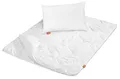 sleepling Kinderbettdecke 100x135 cm und Kinderkopfkissen 40x60 cm, Kinderbetten Set, 4-Jahreszeiten Bettdecke 100 x 135 cm und Kopfkissen 40 x 60 cm, Kinderdecke, Made in EU, Oeko-TEX, waschbar