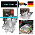 Grillplatte Plancha Edelstahl 4 mm 40 x 30 cm mit Griff