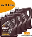 20 Liter (4x5L) Motoröl 5W-30 Mannol Energy 7511 VOLKSWAGEN MERCEDES BMW FORD