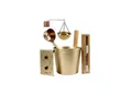 Home Deluxe Saunazubehör THERA Gold - Komplett Set