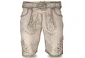 Steigenhöfer Manufaktur Trachtenlederhose FRANZ Vintage Trachtenhose mit Gürtel Nubukleder - Ideal für Dein Oktoberfest Herren Outfit