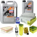 INSPEKTIONSKIT FILTER LIQUI MOLY ÖL 6L 5W-30 für BMW 5er F10 F18 520i F11