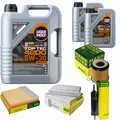 INSPEKTIONSKIT FILTER LIQUI MOLY ÖL 7L 5W-30 für BMW 5er F10 F18 535i