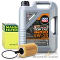 MANN ÖLFILTER +5l MOTORÖL 5W-30 FÜR AUDI A3 SEAT SKODA VW GOLF 4 5 6 TDI-MOTOREN