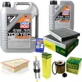 INSPEKTIONSKIT FILTER LIQUI MOLY ÖL 6L 5W-30 für BMW 5er F10 F18 520i F11