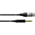 Cordial CFM 1,5 FV XLR Verbindungskabel [1x XLR-Buchse - 1x Klinkenstecker 6.35