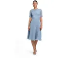 Vera Mont Cocktailkleid Vera Mont Cocktailkleid mit Spitze Spitze blau 46