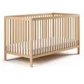 Kids Collective Babybett, Natur, Holz, Buche, 70x140 cm, Babymöbel, Babybetten, Gitterbett
