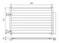 VALEO Kondensator, Klimaanlage 812654 für TOYOTA