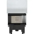Kamineinsatz KRATKI NBC 680/280 7 kW Ø 160 mit Schiebetür mit Türfeder - Schwarz