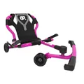 EzyRoller Classic X Kinder Go Kart Drift Trike für 3 bis 14+ Jahre | Gokart Dreirad Fahrzeuge für draußen 1 Sitzer Tretfahrzeug (pink)