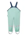 Playshoes Matschhose Regenlatzhose Fleece-Futter Unisex Kinder Wind- und wasserdichte Regenhose Regenbekleidung, grün Pastell, 80