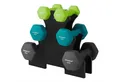 SONGMICS Hantel-Set Kurzhanteln, Hantel Set 12kg, Hexagon, Neopren Hanteln