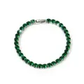 UNSHINEBAR Armband Tennis Armband Emerald Grün für Herren und Damen 18cm