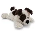 Nici Kuscheltier Hund liegend 20 cm weiß/braun Plüschhund