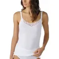 Mey 2000 Sporty Cami-Top Weiß Baumwolle 44 Damen