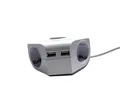 Eck-Steckdosenleiste REV Ritter 2x Steckdose + 2x USB B-WARE