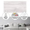 BARIDECOR Wandpaneel wasserfeste Wandfliese selbstklebend, BxL: 61,00x31,00 cm, 0,18 qm, (Packung mit 1,62 qm, Versandkostenfreie Lieferung) 9 Fliesen/Karton, inkl. Klebestreifen, wasserresistent, White Ash