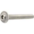 Linsenschrauben mit Flansch M6x25 Form 2 Vollgewinde ISO7380-2, Edelstahl A2-70