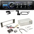 JVC KD-X561DBT Digitalradio Bluetooth USB MP3 FLAC Einbauset für Audi A4 B6 B7