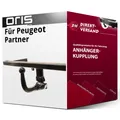 Anhängerkupplung abnehmbar für Peugeot Partner 04.2008-10.2011 inkl. EBA top