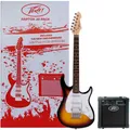 E-Gitarren Set Peavey Raptor Plus JR Stage Pack Sunburst Gitarren Bundle Verstär