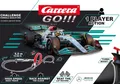 Carrera GO!!! Challenge Rennbahn, 1 Spieler Petronas Mercedes, Turbo Boost 1:43